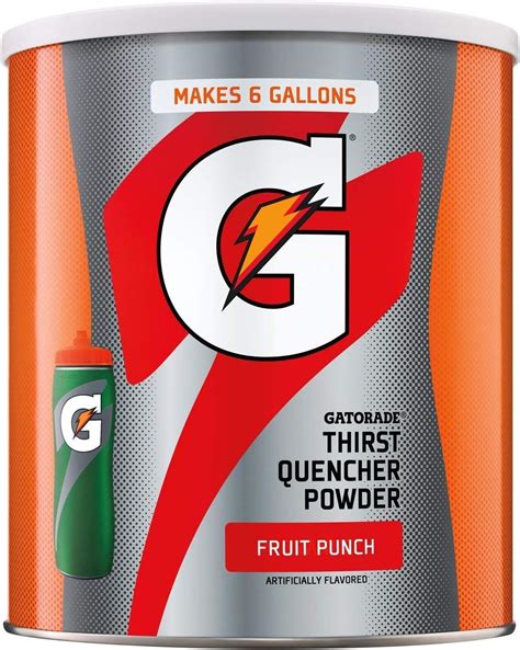 Amazon Com Gatorade Powder Canister Fruit Punch 51 Ounce Pack Of 3