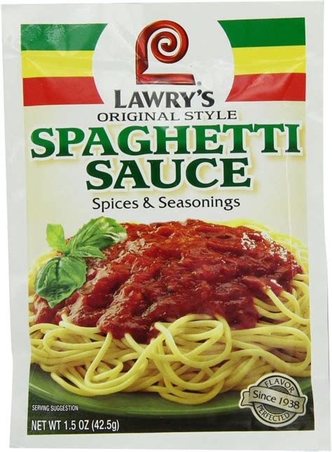 Amazon Com Lawry Amp 39 S Spatini Spaghetti Sauce Seasoning Mix 15 Oz One