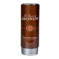 Amazon Com Monin Gourmet Dark Chocolate Sauce Velvety And Rich Great For Desserts Coffee And Snacks Gluten Free Non Gmo 64 Ounce Chocolate Syrup Grocery Gourmet Food