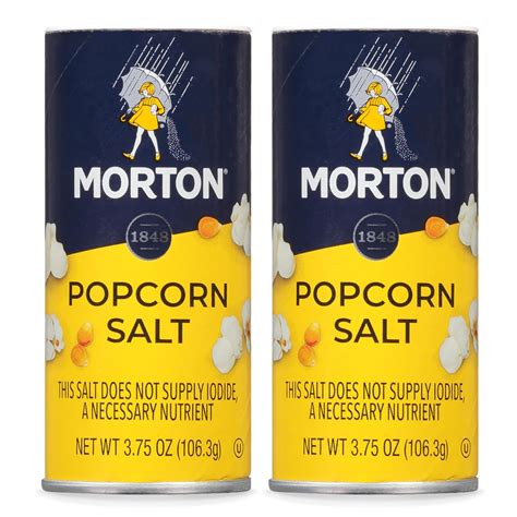 Amazon Com Morton Popcorn Salt Shaker 3 75 Ounce Pack Of 2