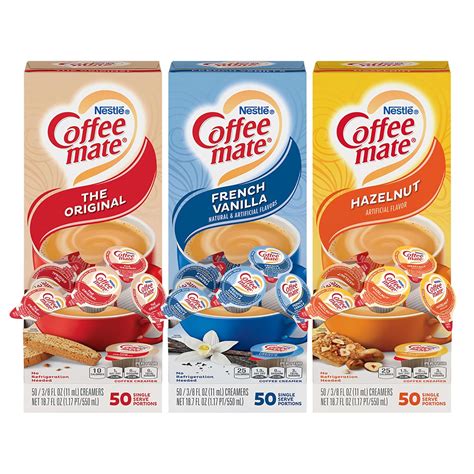 Amazon Com Nestle Coffee Mate Liquid Creamer Original 2 Pack 50 Count Each Grocery Gourmet Food