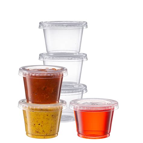 Amazon Com Pantry Value 1 Oz 100 Count Clear Disposable Plastic Portion Cups With Lids Small Plastic Condiment Containers For Sauce Salad Dressings Portion Control Home Kitchen Amazon Com Pantry Value 1 Oz 100 Count Clear Disposable Plastic Portion Cups With Lids Small Plastic Condiment Containers For Sauce Salad Dressings Portion Control Home Kitchen