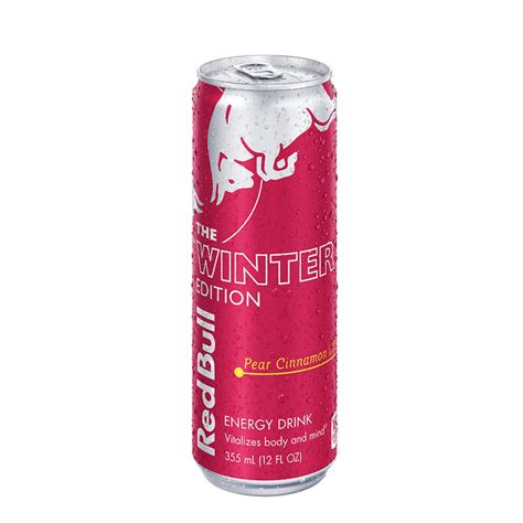 Amazon Com Red Bull Winter Edition Pear Cinnamon Energy Drink 8 4 Fl