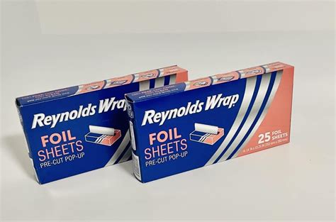 Amazon Com Reynolds Wrappers Pop Up Foil Sheets 2 Pack No Cutting Amazon Com Reynolds Wrappers Pop Up Foil Sheets 2 Pack No Cutting