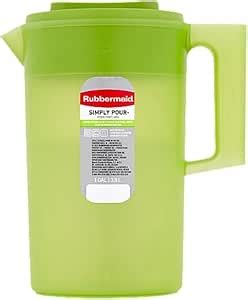 Amazon Com Rubbermaid 1 Gallon Lime Green Plastic Simply Pour