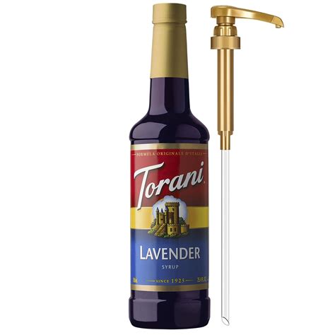 Amazon Com Torani Coffee Syrup Lavender Flavored Syrup For Drinks 25 4 Fl Oz Beverage Flavoring Syrup Everything Else