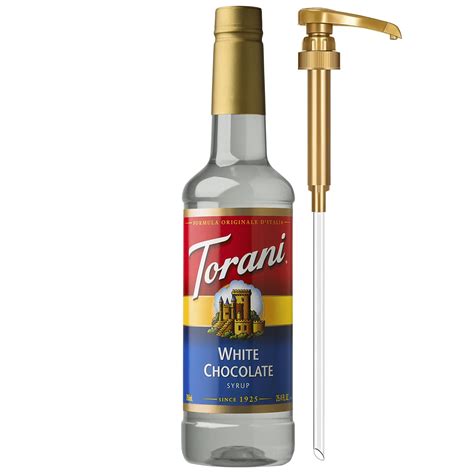 Amazon Com Torani Coffee Syrup White Chocolate Flavored Syrup For