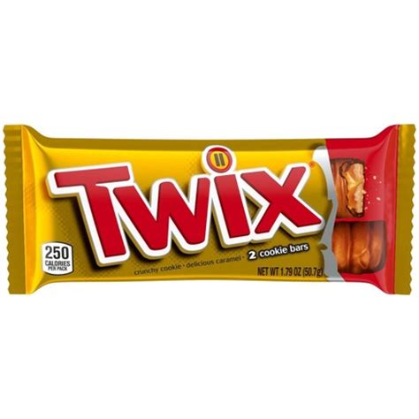 Amazon Com Twix Full Size Caramel Chocolate Cookie Candy Bar 1 79 Oz