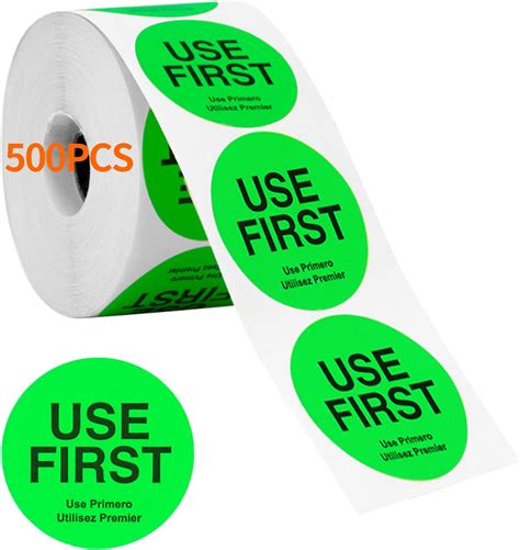 Amazon Com Use First Sticker With 2 Inch Circular Inventory Control