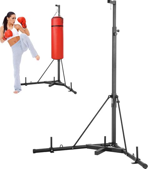 Amazon Com Vevor Punching Bag Stand Steel Heavy Duty Workout Training