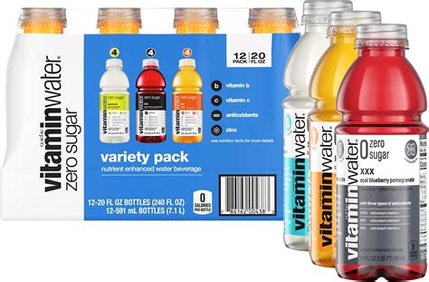Amazon Com Vitamin Water Zero Sugar Original Variety Pack 3 Flavors