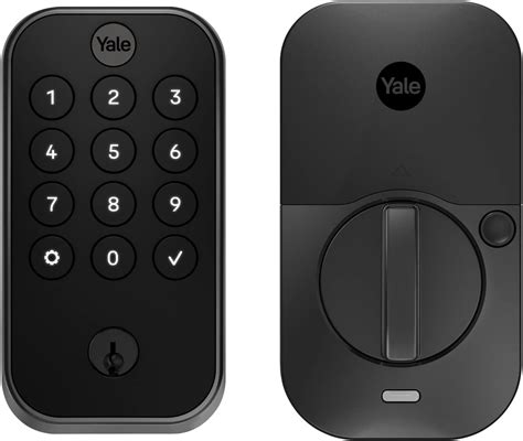 Amazon Com Yale Assure Lock 2 Deadbolt Black Suede Keypad Code Door