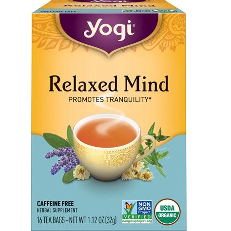Amazon Com Yogi Tea Relaxed Mind 6 Pack Supports Tranquility