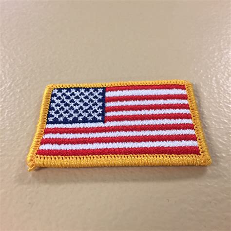 American Flag Embroidered Patch 2 1 8 X 1 3 8 1 Pc