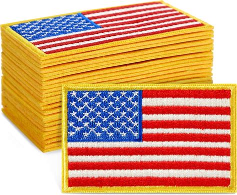 American Flag Embroidered Patches