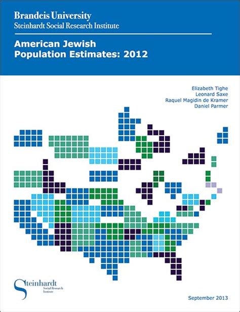 American Jewish Population Estimates 2012 Publications Noteworthy