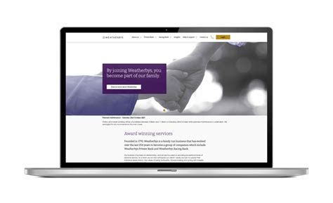 Aml Create People First Site For Weatherbys Private Bank Marketing Communication News