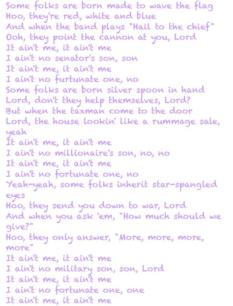 Amp Quot Fortunate Son Amp Quot Lyrics Meaning Ccr Amp 39 S Classic Song Explained