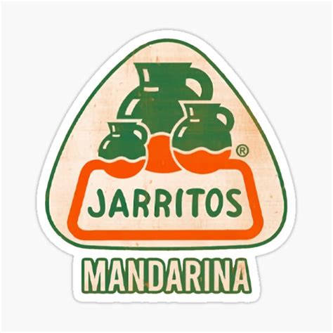 Amp Quot Jarritos Mandarina Amp Quot Sticker For Sale By Fejilaa Redbubble