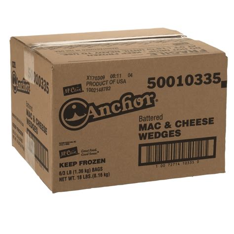 Anchor Battered Mac Cheese Wedges Us Foods Chef Store