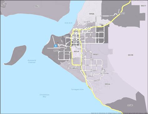 Anchorage Zip Code Map Gis Geography