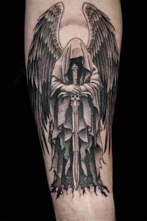 Angel Of Death Bible Tattoo