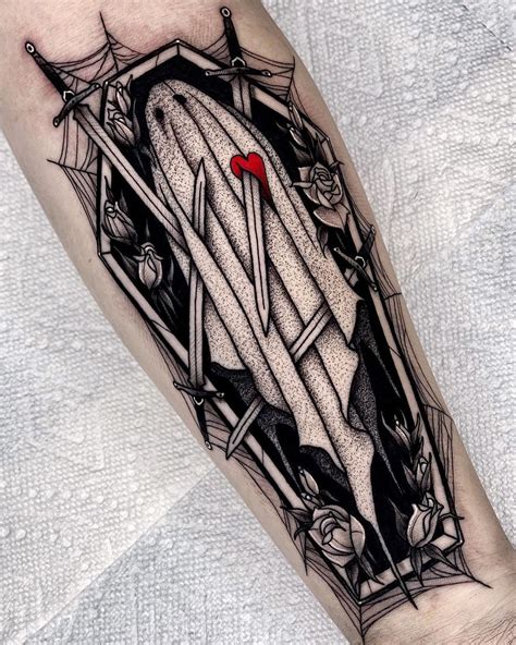 Angelo Parente On Instagram Ghost Coffin Blackwork