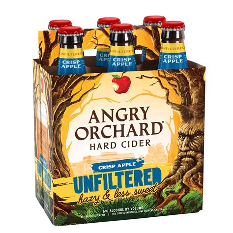 Angry Orchard Unfiltered Crisp Apple Hard Cider 24 12Oz Bottles Beverages2u