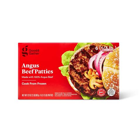 Angus Beef Patties Frozen 32Oz Good Amp Gather 32 Oz Shipt Angus Beef Patties Frozen 32Oz Good Amp Gather 32 Oz Shipt