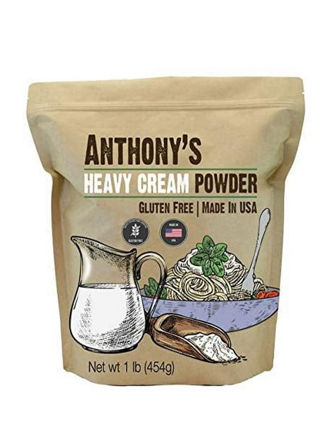 Anthonys Heavy Cream Powder 1 Lb Batch Tested Gluten Free No