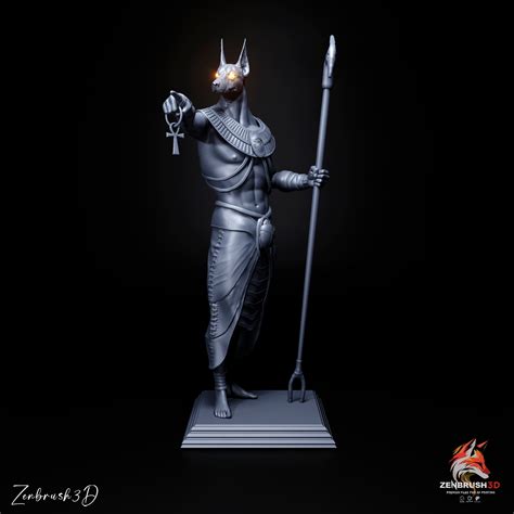 Anubis Egyptian God Of The Underworld 3D Printing 3D File For 3D Printing Cults