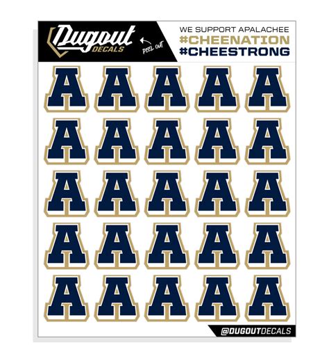 Apalachee Dugout Decals