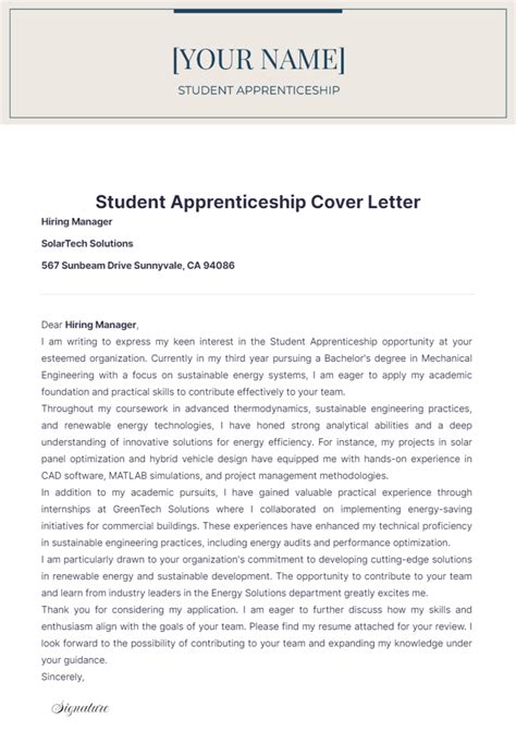 Apprenticeship Cover Letter Sample No Experience Khabza Career Portal Apprenticeship Cover Letter Sample No Experience Khabza Career Portal