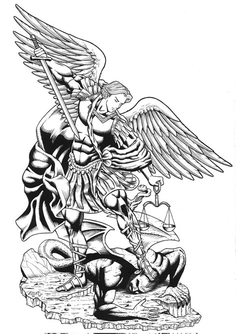 Archangel Michael Drawing