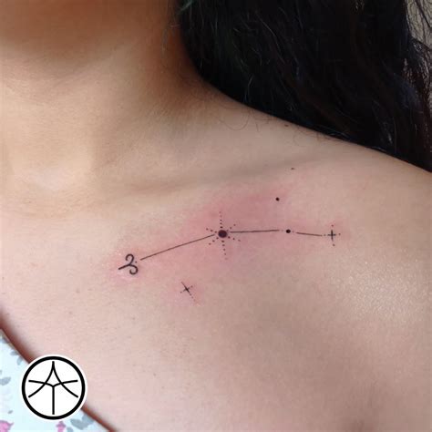 Aries Constellation Tattoo 25 Most Beautiful Ideas For Star Lovers