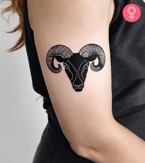 Aries Tattoos Designs Women