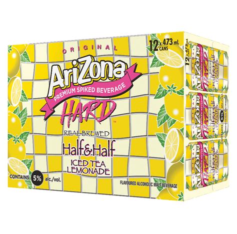 Arizona Iced Tea Lemonade Half Half Zero 12 Pack