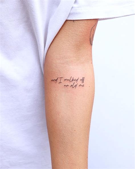 Arm Tattoo Ideas Words At Maddison Westacott Blog