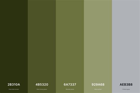 Army Colors Color Palette