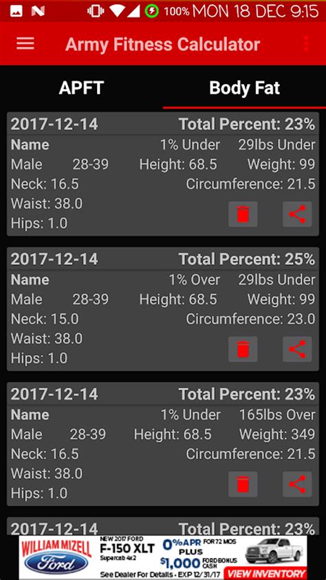 Army Fitness Calculator Acft 4 8 Free Download