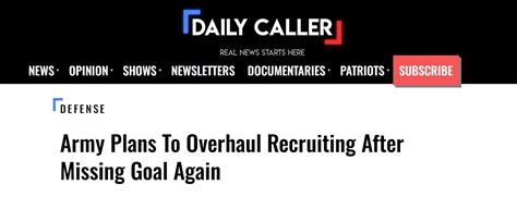 Army Misses Recruiting Goals Again