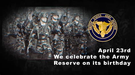Army Reserve Birthday Youtube