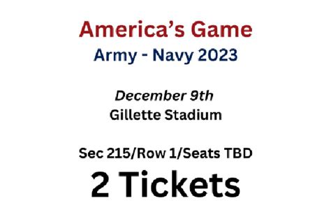 Army Vs Navy Tickets By Boston Bullpen Project Betterworld