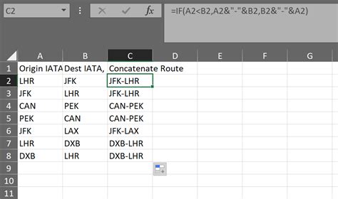 Arrays Concatenating Two Columns Of Text Alphabetically In Excel Stack Overflow