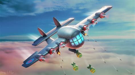 Artstation The Flying Fortress Artstation The Flying Fortress