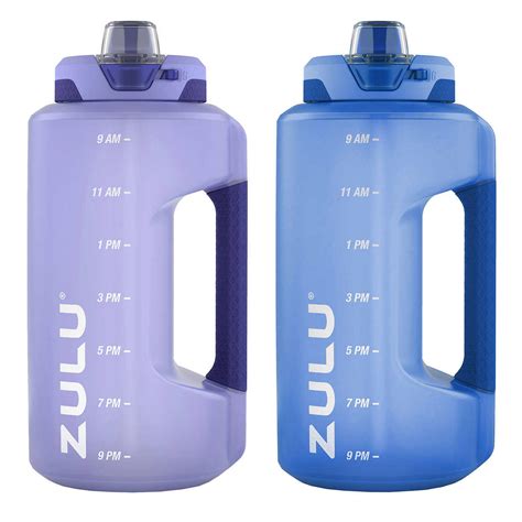 As Is Zulu Goals 64Oz Half Gallon Plastic Jug 2 Pack