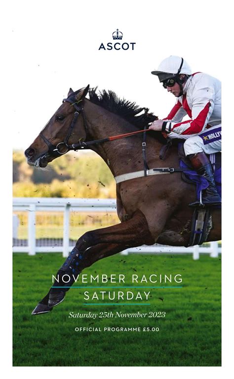 Ascot Racecard Saturday 1St November By Weatherbys Issuu