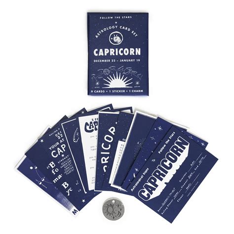 Astrology Card Pack Capricorn