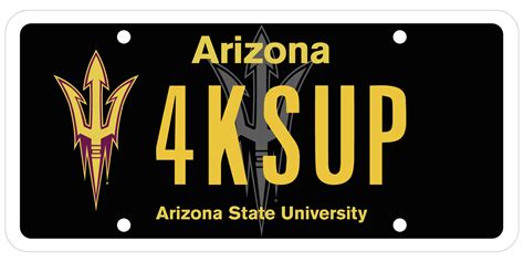 Asu License Plates Asu Alumni