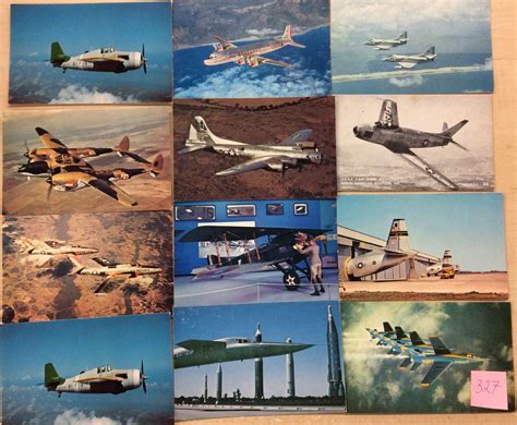 Aviation Military Planes 60 Postcards Aviation Military Planes 60 Postcards